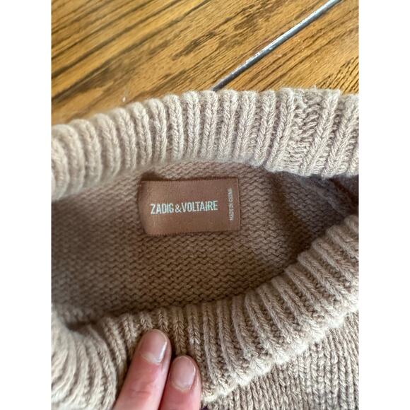 Zadig & Voltaire Coup De Coeur Merino Wool Sweater Small - Picture 3 of 5